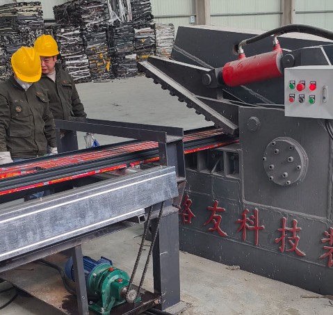 客戶液壓剪使用現場